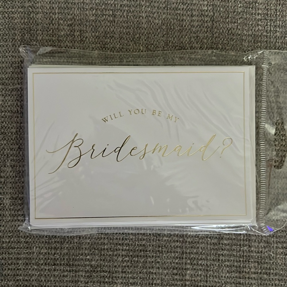 “Will You Be My Bridesmaid?” Notecard & Envelope Set